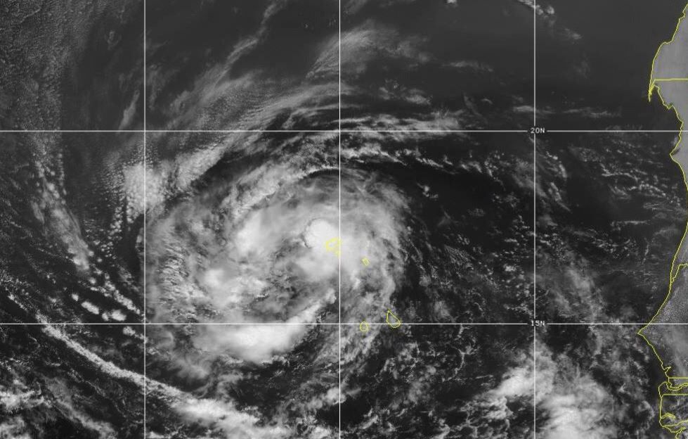 Foto gemaakt door Bron: NASA/NHC - Atlantische Oceaan