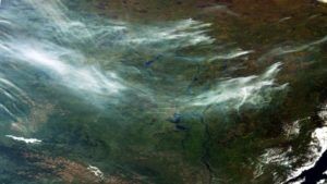 Foto gemaakt door NASA / ESA Sentinel 3 - Siberië
