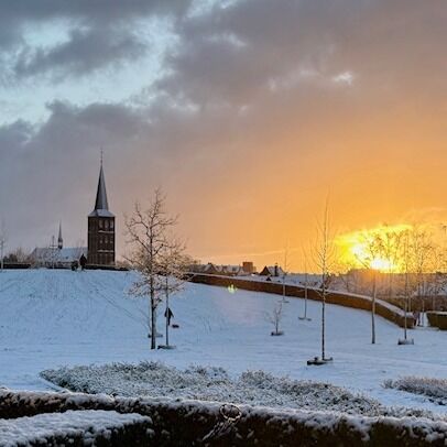 Foto gemaakt door Gonnie Cremers - Tegelen - In Tegelen lag er vanochtend al een mooi laagje sneeuw
