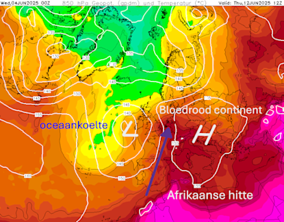 Foto gemaakt door Wetterzentrale.de - Een zeer warm Europees continent openbaart zich binnenkort Foto gemaakt door Wetterzentrale.de - Een zeer warm Europees continent openbaart zich binnenkort
