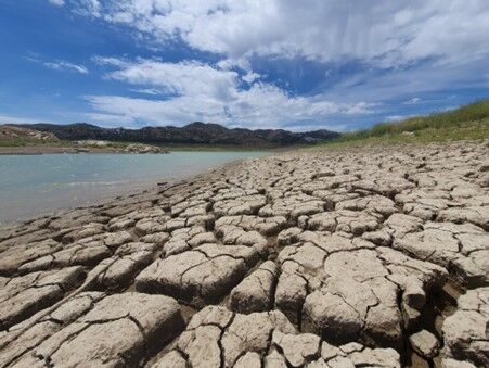 Foto gemaakt door Tim de Lange - La Vinuela - De droogte is intens.