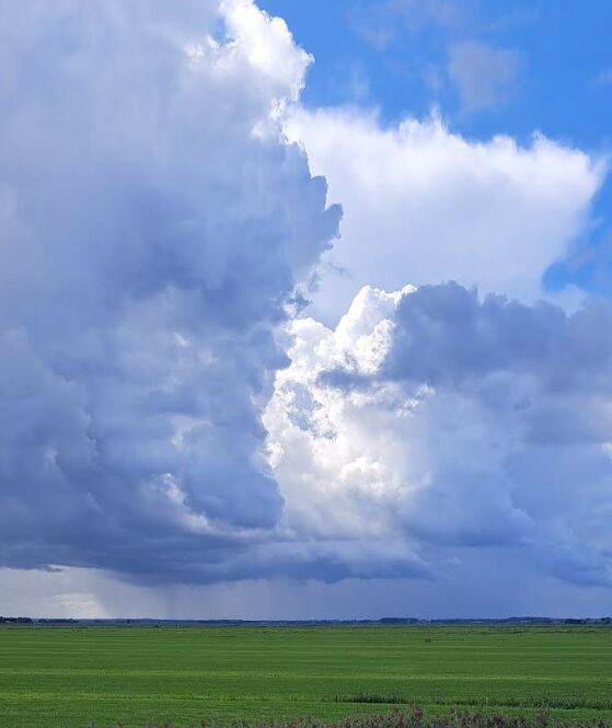 Foto gemaakt door Matty Koning - Eemdijk - Cumulonimbuswolken in de verte Foto gemaakt door Matty Koning - Eemdijk - Cumulonimbuswolken in de verte