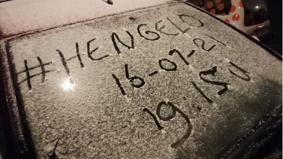 Foto gemaakt door Carlo Vreeswijk - Hengelo - Ook in het oosten sneeuw.