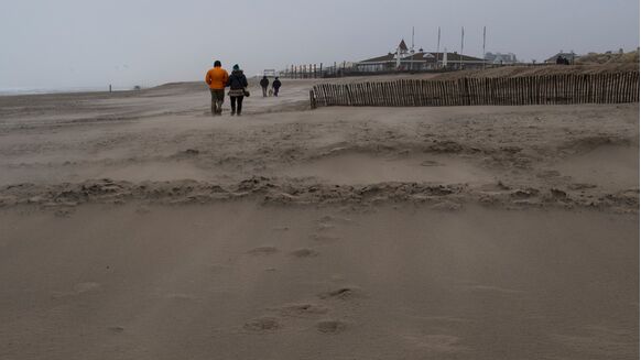 Foto gemaakt door Els Bax - Het zachte weer op de 30e ging gepaard met veel wind.