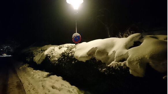 Foto gemaakt door Jordi Huirne - Hoog-Soeren - Verschillende sneeuwmetingen kwamen op ruim 40 cm sneeuw uit in Hoog-Soeren
