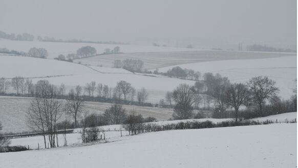 Foto gemaakt door Hans Janssen - Elkenrade - Prachtig, de heuvels in Limburg. Nu al! Een foto uit Elkenrade van Hans Janssen. 