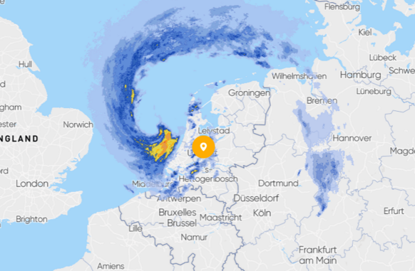 Foto gemaakt door Weer.nl - Hilversum - Poly