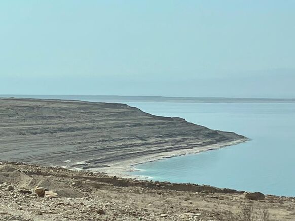 Foto gemaakt door Tycho van den Born - Jordanië - De Dode Zee daalt steeds verder.