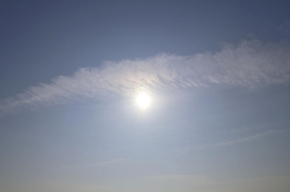 Foto gemaakt door Pascal van Timmeren - Schildwolde - Begin maart zag Nederland veel zon en wat hoge ijswolken