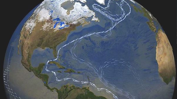 Foto gemaakt door NOAA.gov - De Atlantische Meridionale Omwentelingscirculatie (AMOC) 