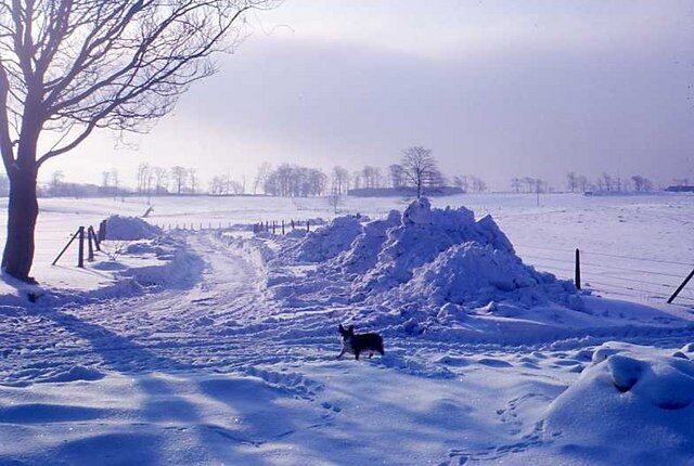 Foto gemaakt door Richard Johnson - Ormerod House - Ook in Engeland beleefden ze in 1963 de winter van de eeuw. 