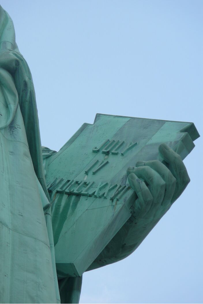 Foto gemaakt door Ad Meskens - New York - Tijdens de viering van de Onafhankelijkheidsdag in de VS is er vandaag angst voor het ontstaan van natuurbranden door het afsteken van vuurwerk. 