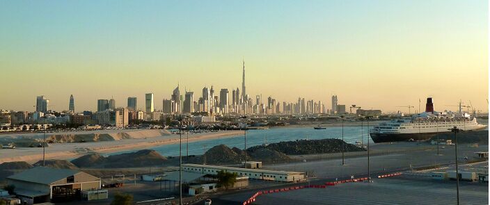 Foto gemaakt door Jan Michael Pfeiffer - Dubai - Zo kennen we Dubai, droog en heet. 