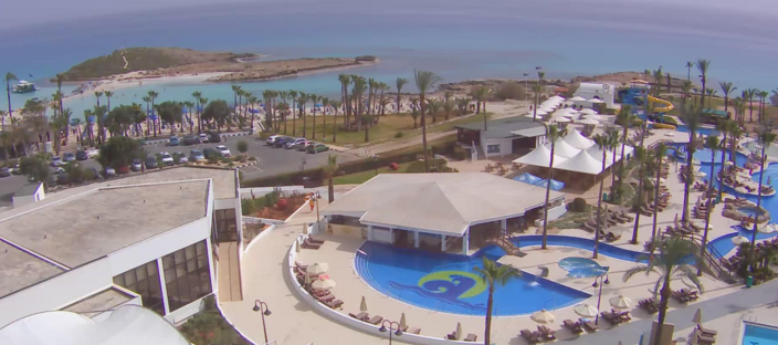 Foto gemaakt door Webcam - Agia Napa - Cyprus - Prima vakantieweer op Cyprus momenteel!