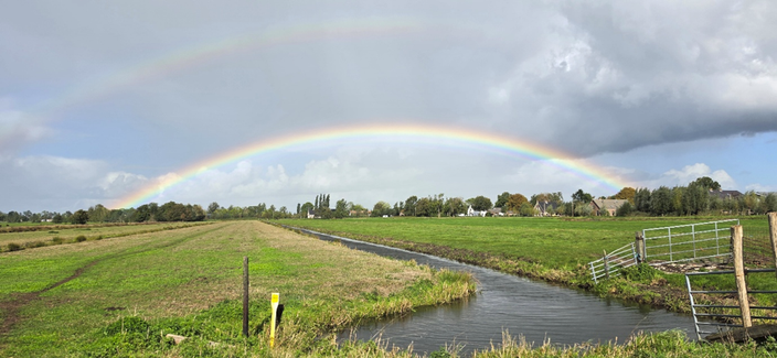 Foto gemaakt door Barry van den Bosch - Schoonhoven - Dubbele regenboog Foto gemaakt door Barry van den Bosch - Schoonhoven - Dubbele regenboog