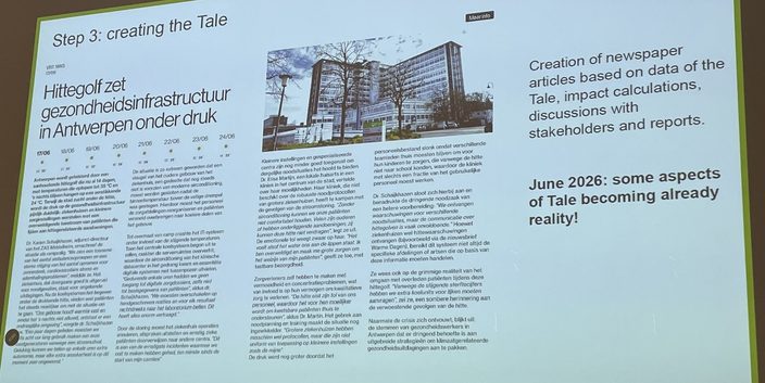 Foto gemaakt door KMI (eigen foto) - Het Belgische weerinstituut KMI heeft, als onderdeel van klimaatattributie, verhaallijnen opgezet om een historische extreme weersgebeurtenis te extrapoleren naar een warmer klimaat.
