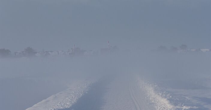 Foto gemaakt door Jannes Wiersema - Roodeschool - 4 februari 2012 was sprake van ijsmist en poolsneeuw. Het is niet uitgesloten dat we dit na het weekend ook gaan zien.