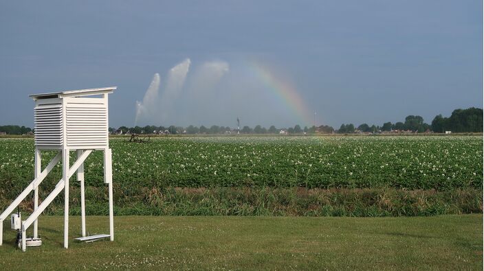 Foto gemaakt door Jannes Wiersema - Roodeschool - Zowel wat betreft de temperatuur, hoeveelheid zonneschijn en droogte kan de maand juni 2023 vele records gaan verbreken.