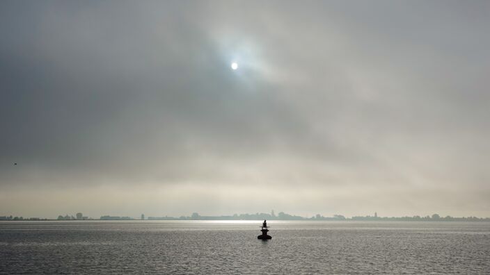 Foto gemaakt door Ton Wesselius - Rijnsaterwoude - Een eerste afstroom van 'koude' lucht vanuit het hoge noorden is er in de loop van volgende week vroeg bij. Tegen het weekend gaan ook wij er wat van merken. 