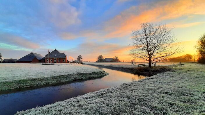 Foto gemaakt door Jannes Wiersema  - Roodeschool - In de nieuwe 30-daagse lijkt het na een winterse volgende week geleidelijk zachter te worden. Maar voor hoe lang? En keer de winter snel terug? 