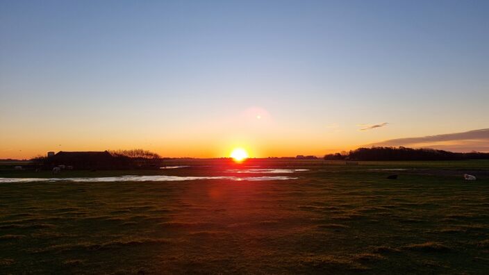 Foto gemaakt door Frans Alderse Baas - Texel - Stralend najaarsweer, maar wel koud!