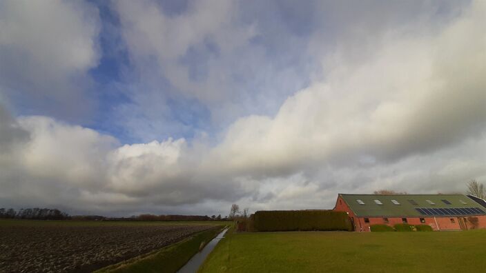 Foto gemaakt door Jannes Wiersema - Roodeschool - Vandaag schijnt de zon, maar komen later ook stapelwolken voor.
