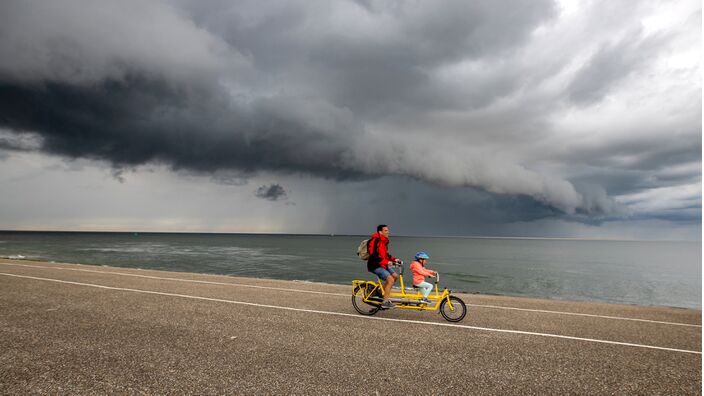 Foto gemaakt door Ilse Kootkar  - Den Helder - Na een extreem zonnige en warme juni verliep de rest van de zomer wisselvallig.