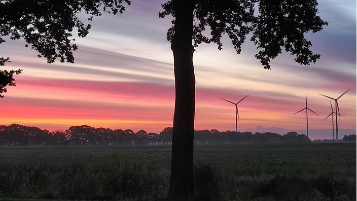 Foto gemaakt door Muoike Tet - Emmer-Compascuum - Hoewel we vandaag een heel aardige zomerdag voorgeschoteld krijgen, blijft het de komende dagen in grote lijnen toch nog steeds licht wisselvallig.