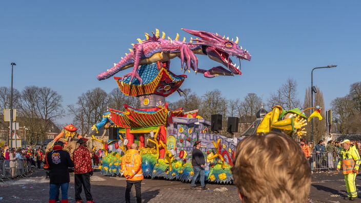 Foto gemaakt door René Schipperen - Breda - Vorig jaar verliep de optocht in Breda zonnig. Dit jaar wordt het wisselvalliger met kans op sneeuw, al is er voor de optochten die al op zaterdag plaatsvinden waarschijnlijk wel een zonnetje.