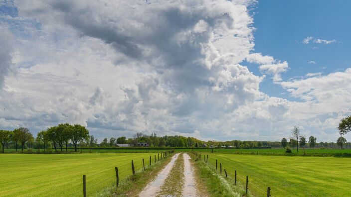 Foto gemaakt door Jos Hebben - Altweerterheide - Het is de komende dagen aangenaam in Nederland met geregeld zon, maar ook steeds weer buien. Zeker zondag kunnen die regionaal stevig uitpakken. 