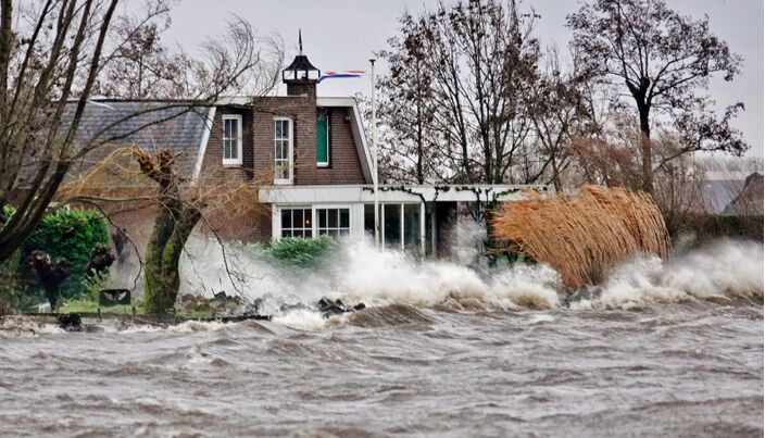 Foto gemaakt door Ton Wesselius - Ter illustratie: stormfoto uit het archief.