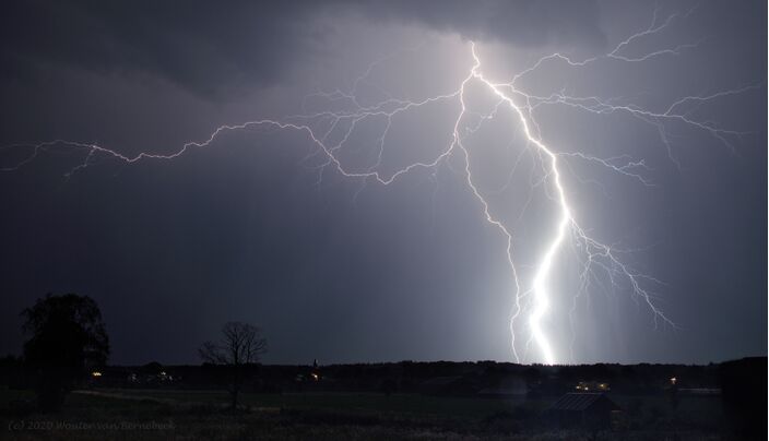 Foto gemaakt door Wouter van Bernebeek - De staat Florida had afgelopen week te maken met verschillende zware onweersbuien en tornado's