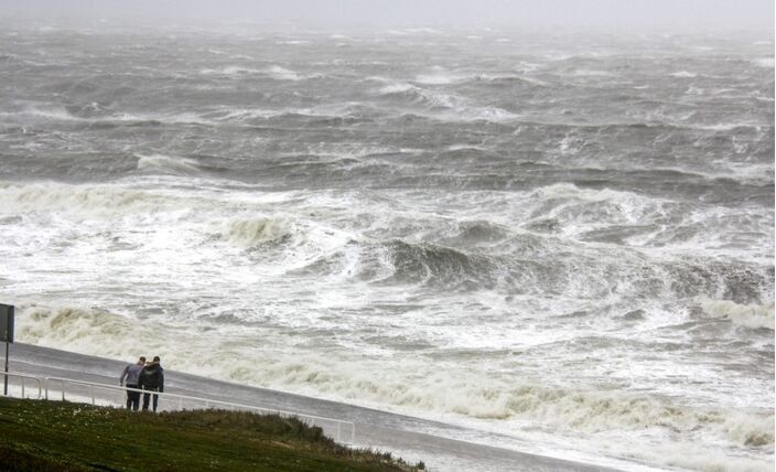 Foto gemaakt door Ilse Kootkar - Nederlandse kust (archieffoto ter illustratie) - Zeer zware windstoten langs Franse kust. 