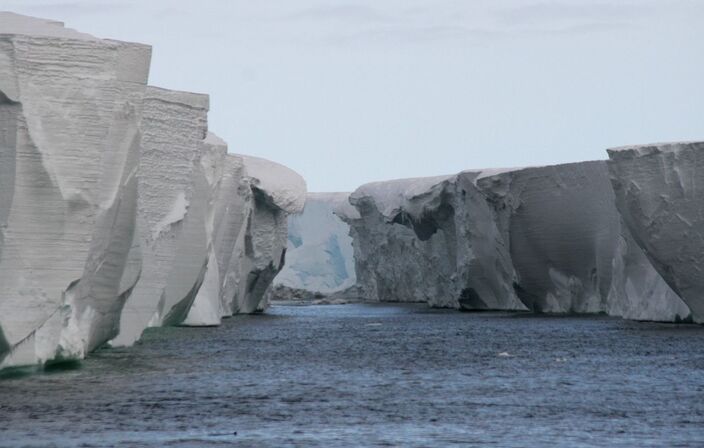 Foto gemaakt door Lin Padgham - Antarctica - Zuidpool - Het Ross ijsplateau in 2007