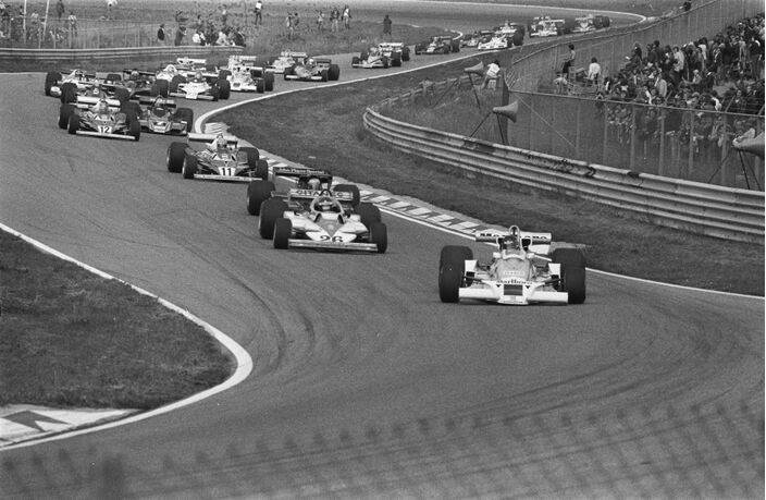 Foto gemaakt door Nationaal Archief - Zandvoort - De start van de Grand Prix van Zandvoort in 1977.