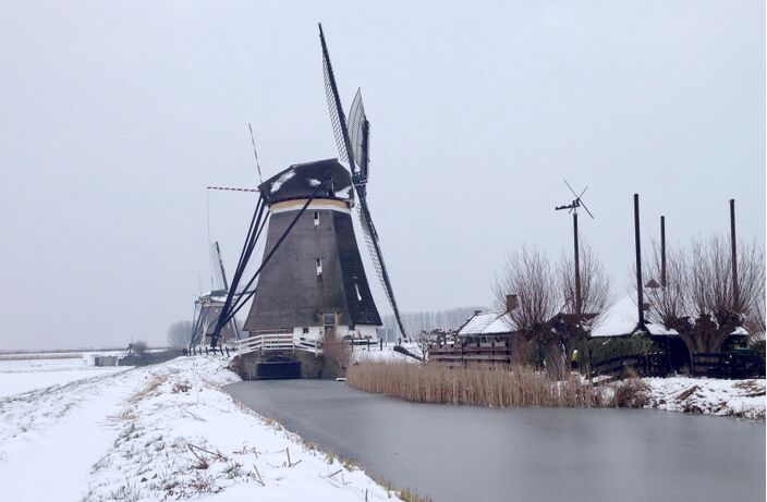 Foto gemaakt door Jolanda Bakker. - Zevenhuizen - Nog is het land groen, maar volgende week ziet het er op veel plaatsen waarschijnlijk wit uit.