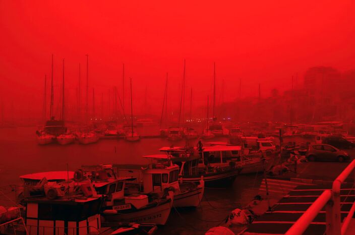 Foto gemaakt door Nikos Chalkiadakis/EPA - Heraklion, Kreta