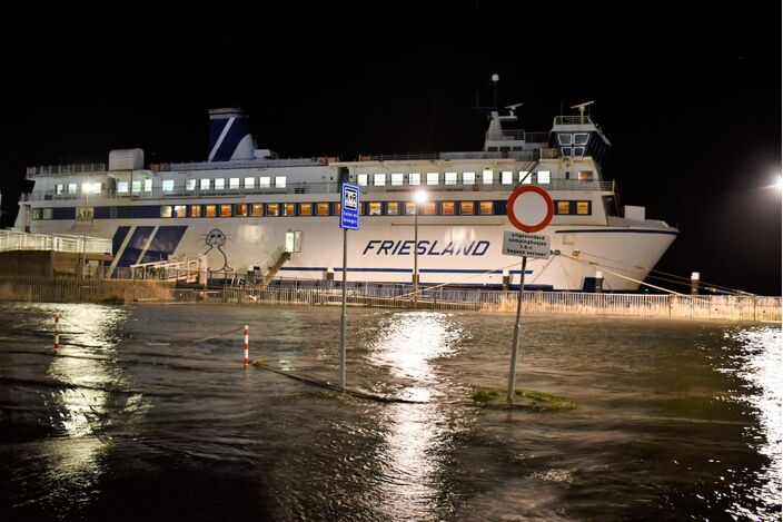 Foto gemaakt door Sytse Schoustra - Terschelling - Hoogwater op Terschelling