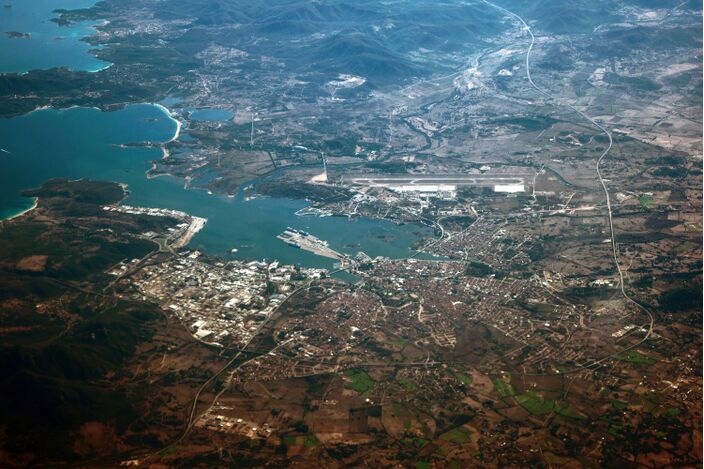 Foto gemaakt door Wikipedia - Olbia - Olbia in het noordoosten van Sardinië werd door extreme regenval getroffen. 