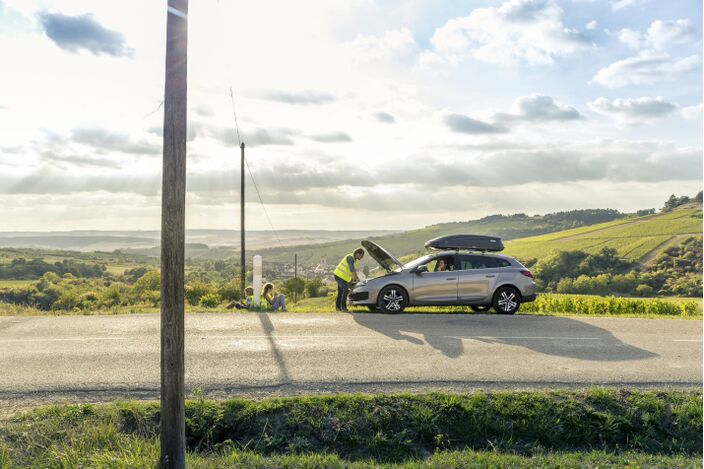 Foto gemaakt door Wegenwacht - Hoe voorkom je een oververhitte motor? De Wegenwacht geeft tips.
