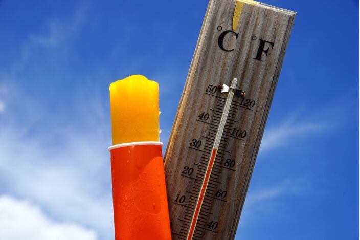 Foto gemaakt door Joost Mooij - Alphen aan den Rijn - Volop tropische temperaturen vandaag!