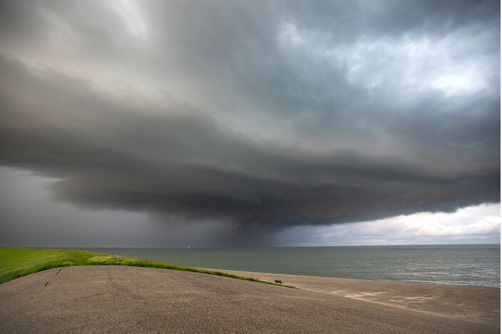 Foto gemaakt door Ilse Kootkar - Den Helder - Augustus was vrij koel en de koelste van de drie zomermaanden. Het was een natte maand en toch scheen de zon het normale aantal uren. Het maandoverzicht. 