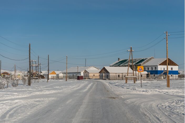 Foto gemaakt door Ilya Varlamov - Ojmjakon - Ojmjakon in de winter.