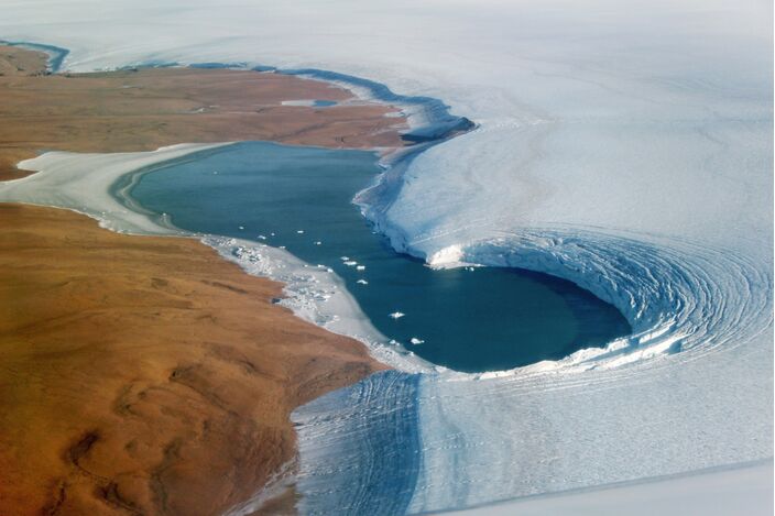 Foto gemaakt door ANP/NASA EARTH OBSERVATORY - Groenland
