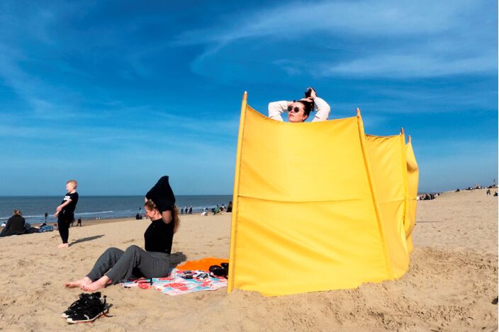 Foto gemaakt door Els Bax - Noordwijk - Het tweede warmterecord in De Bilt van dit jaar is een feit. 