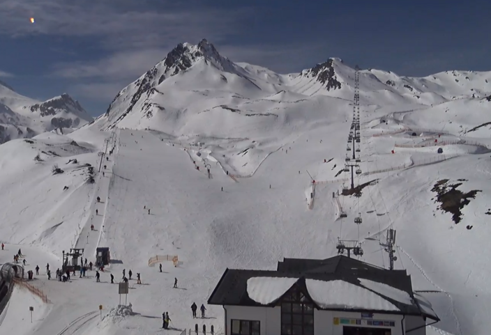 Foto gemaakt door Webcam - Hintertux - De Hintertuxer gletsjer, vanochtend.