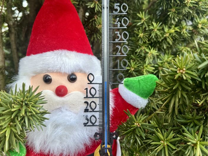Foto gemaakt door Jolanda Bakker - Deze kerstdagen voelt het een stuk kouder aan dan de thermometer aangeeft