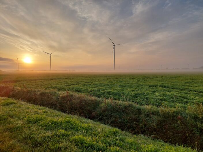 Foto gemaakt door Altjo Wubbema - Nieuw-Buinen - Krijgen we in Nederland volgende uiteindelijk ook met de uitwerkingen van een heuse hittekoepel te maken? Het krijgt er steeds meer de schijn van. 