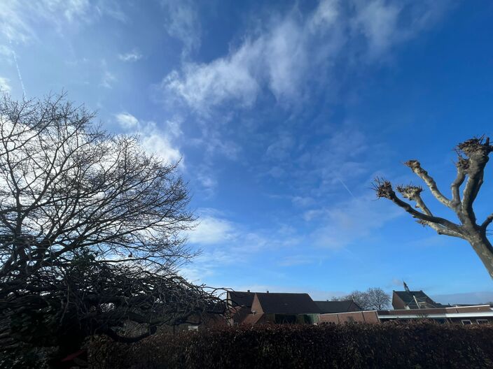 Foto gemaakt door Thieu Smeets - Vandaag al klaart het op. Er volgt een serie prachtige winterdagen met veel zon en koude nachten.