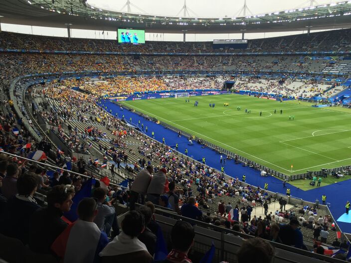 Foto gemaakt door Wikipedia - Parijs - Een wedstrijd tijdens Euro 2016 in Stade de France in Parijs.  